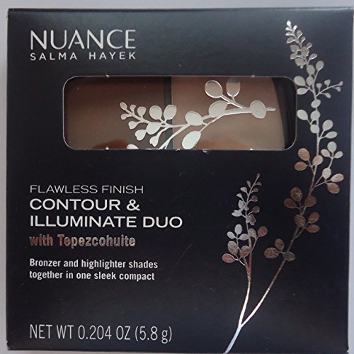 Salma Hayek Nuance Flawless Finish Contour & Illuminate Duo #530 Pearl Light & Shaded Sand