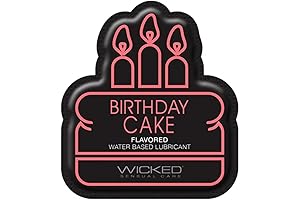 Wicked Sensual Care Hello Cake Lube the Water-Based Lubricant in Birthday Cake Scent