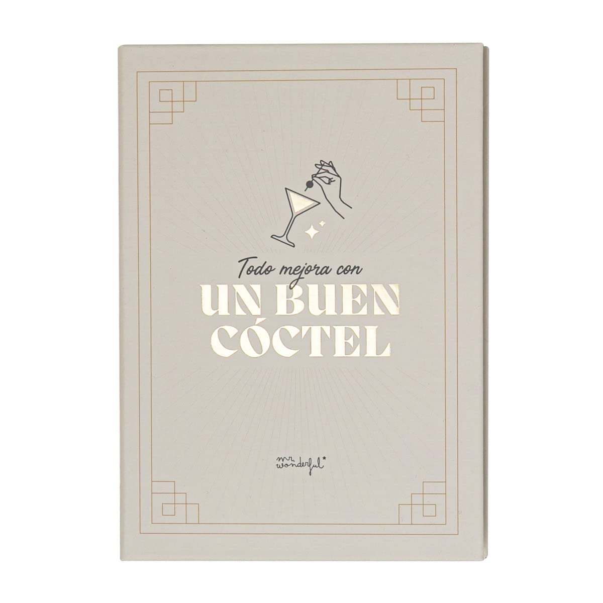 Mr. Wonderful - Kit de cóctel con muchas ganas de fiesta.