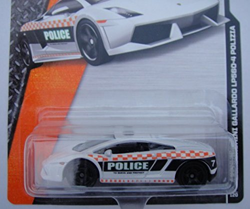 Matchbox Lamborghini Gallardo Polizia Blanco miniatura 2