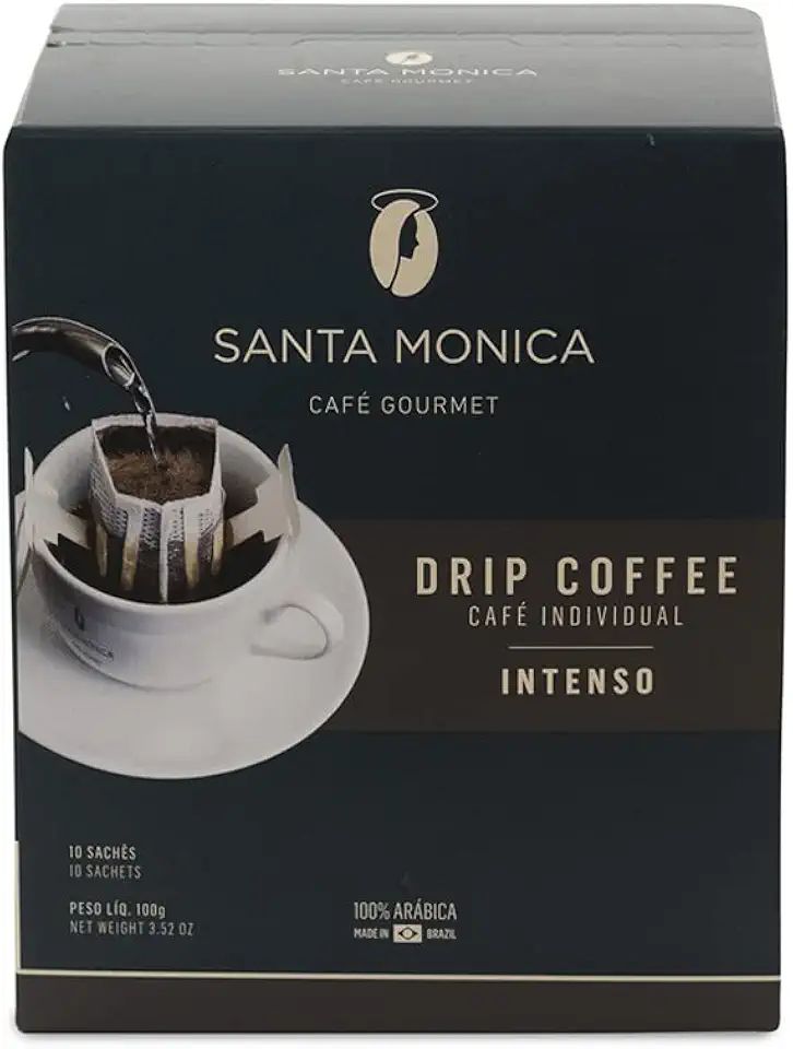Café Santa Mônica Drip Coffee Intenso 10 sachês