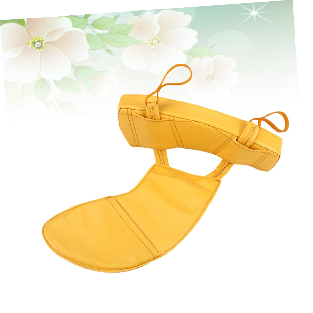 Coussin de Violon B499 en Peau de Mouton Taille 1/4 à 1/2 | Jaune, Couture Manuelle Soignée, Modèle Détachable, pour Fiddle et Violon