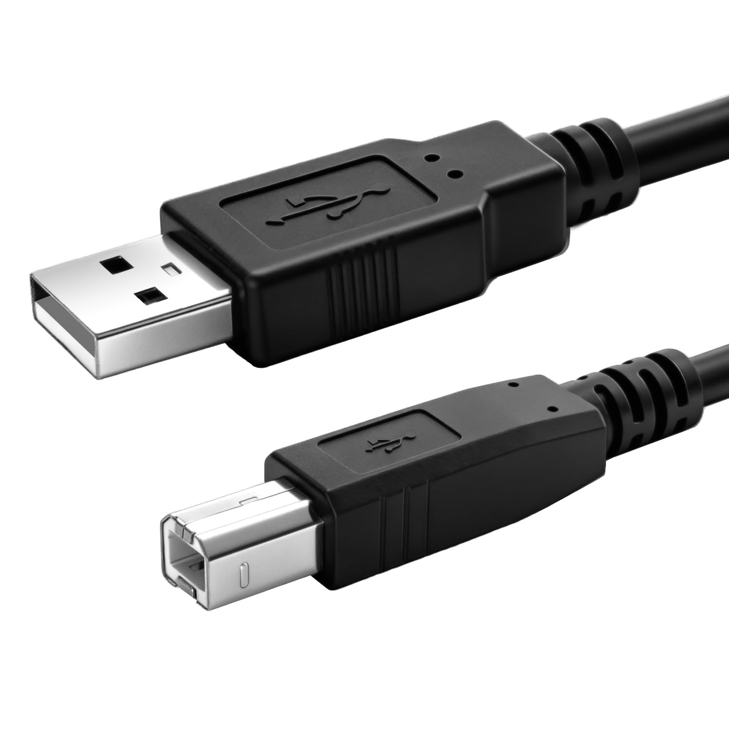 Superer 3 Meter/10FT USB Printer Cable, USB 2.0 Type A to USB-B Male Lead, Fit for HP, Canon, Lexmark, Epson, Dell Printer Power Lead, Durable Charger Cable Cord - 1