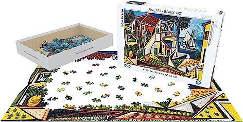 Mediterranean Landscape by Pablo Picasso 1000 Pieces Jigsaw Puzzle by EuroGraphics - Used condition - Image 2