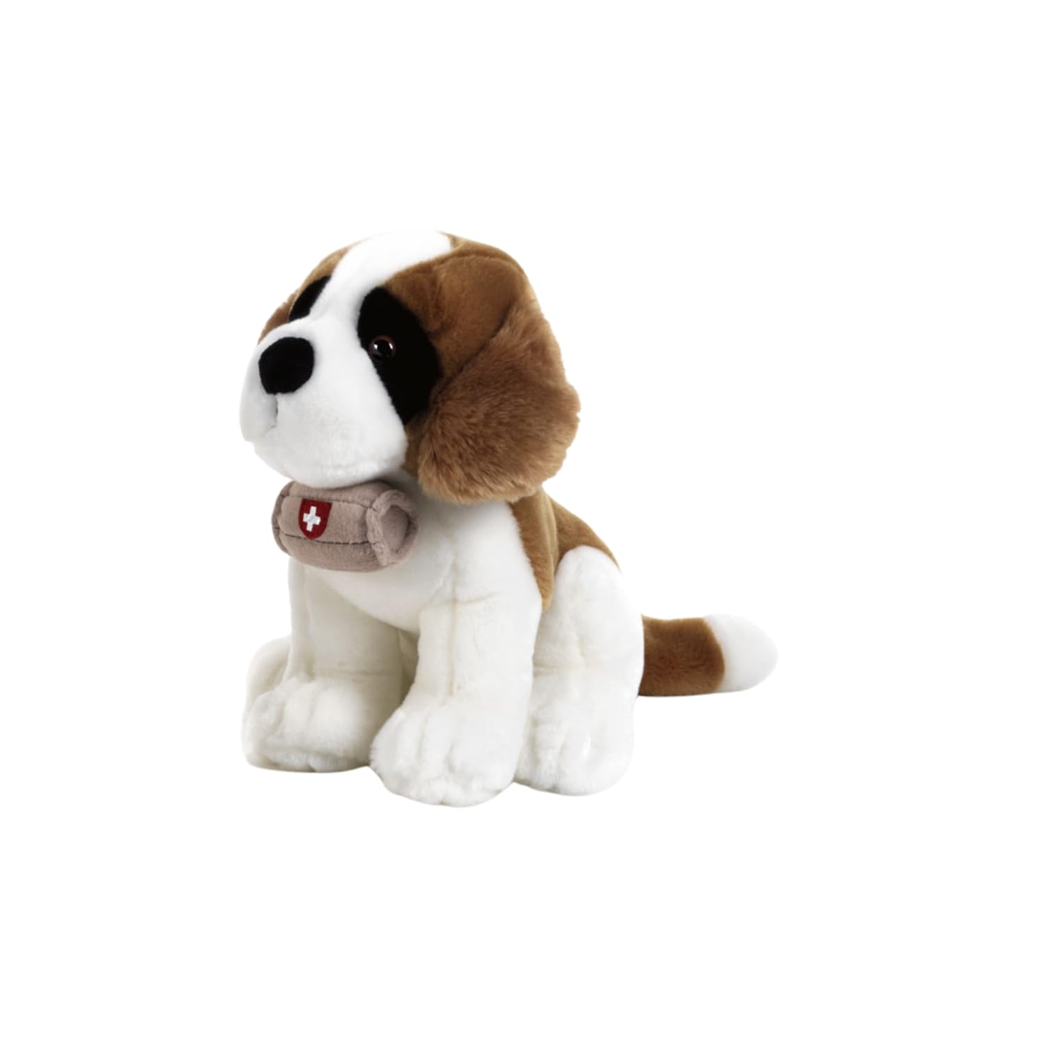 Juguete De Peluche Realista De San Bernardo Para Perro, Ascota De Pie
