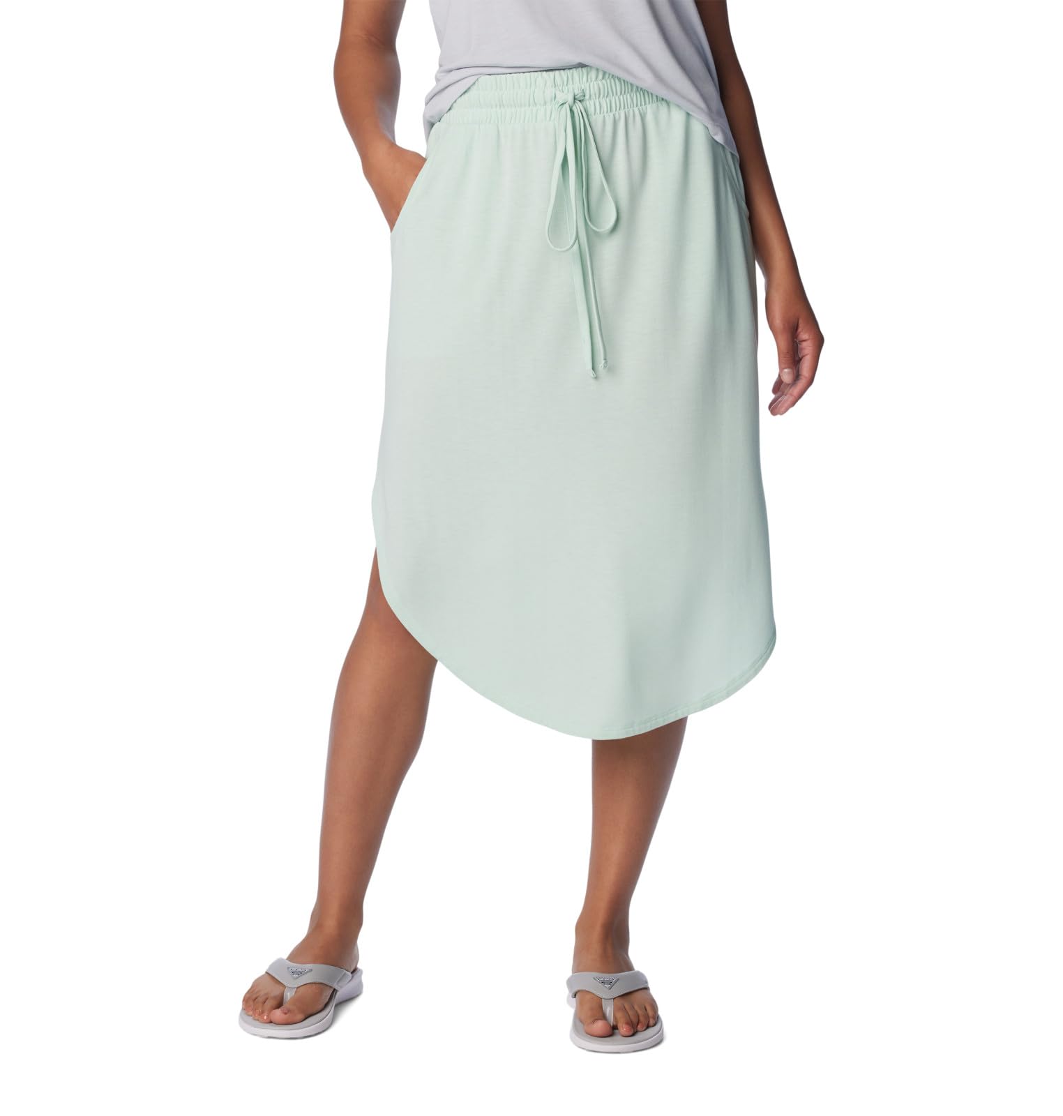 Columbia Women's Slack Water Knit Skirt Skort, ICY Morn, S