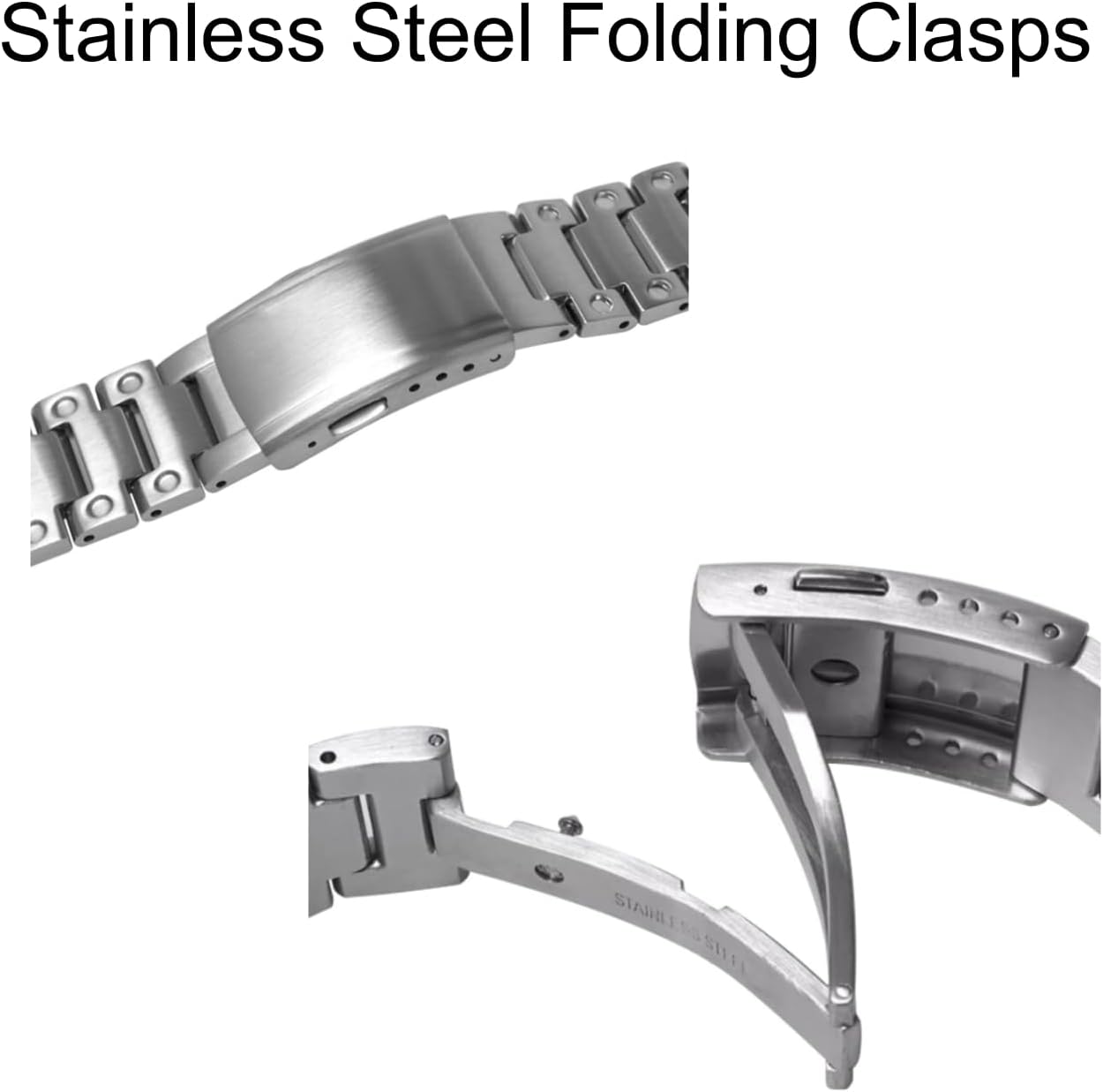 DW5600 Case Band Mod Kit, Stainless Steel Strap Case Bezel with Face Nails Compatible with Casio G-shock DW5600, GB5600, GW-B5600, GWX5600, DW5025/ DW5700/ DW5735/ DW5750