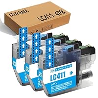 Amazon.co.jp: ブラザー(Brother)用 LC411-4PK 互換インク