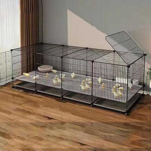Clapier à lapins et volailles pour le jardin familial avec grand tiroir de propreté