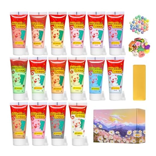 16Pcs Decoden Cream Glue Kit