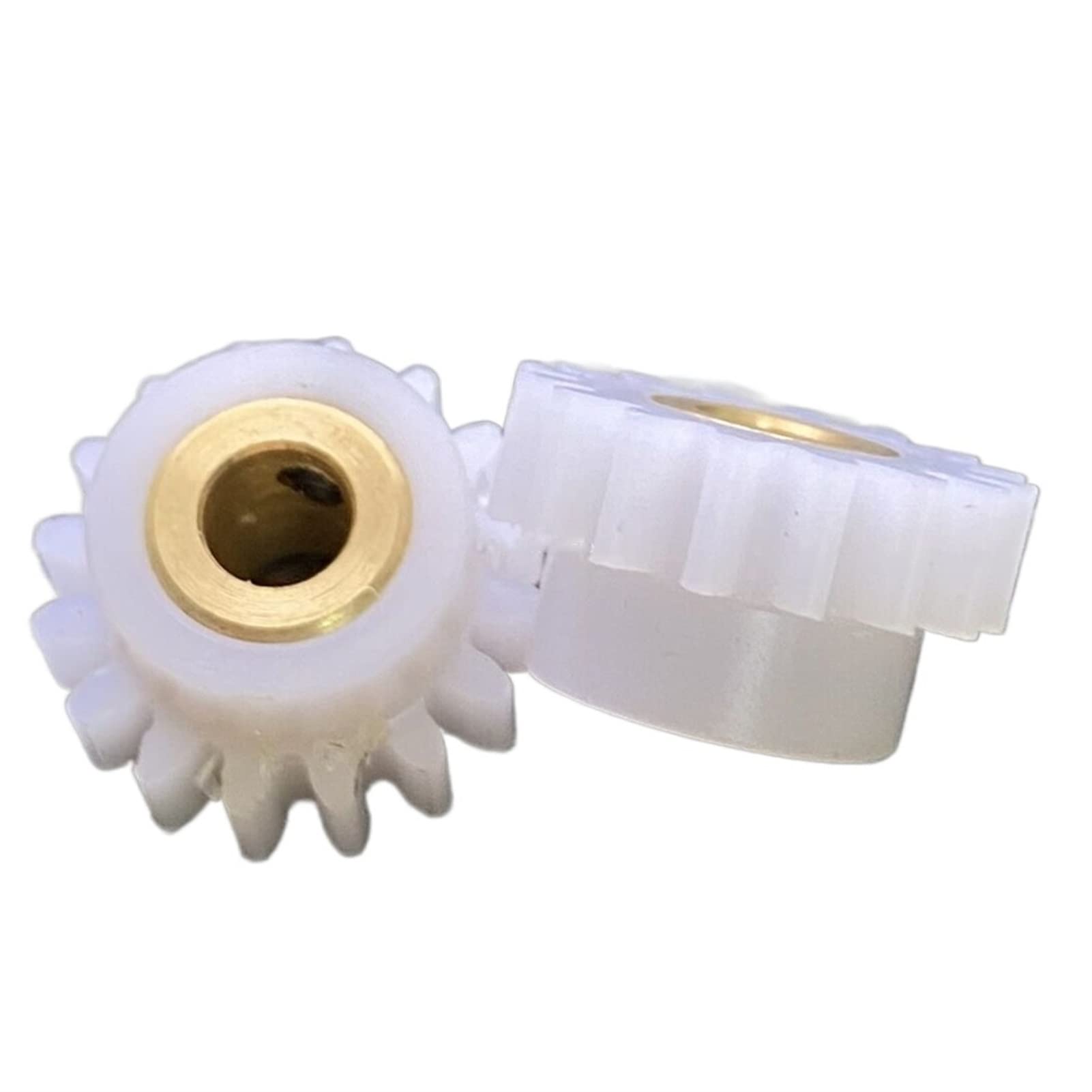 Pignon en laiton, Pignon droit étagé en nylon plastique 16 dents et 20, 1 module, alésage 5 mm, lot de 2(20 TEETH)