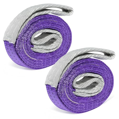 ナイロンスリングベルト 幅25mm×4m【4本】紫 耐荷1000kg CE規格品 荷吊りベルト ベルトスリング/22