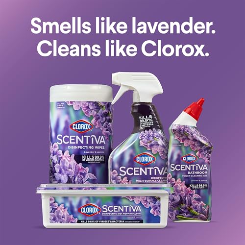 Clorox Scentiva Bathroom Toilet Cleaning Gel, Lavender and Jasmine, 24 Fluid Ounces (Pack of 2) - image 6