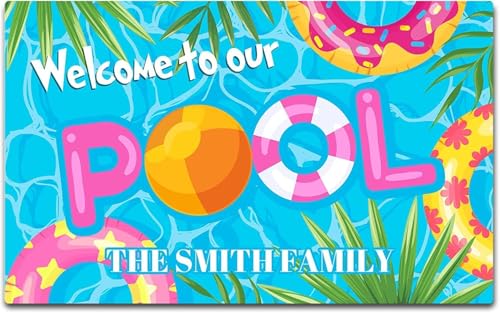 Boesoae Funny Doormat Custom Personalized Door Mats Welcome Entrance Floor Rubber Non Slip Backing Entry Way Rugs Indoor Outdoor Housewarming Gifts to