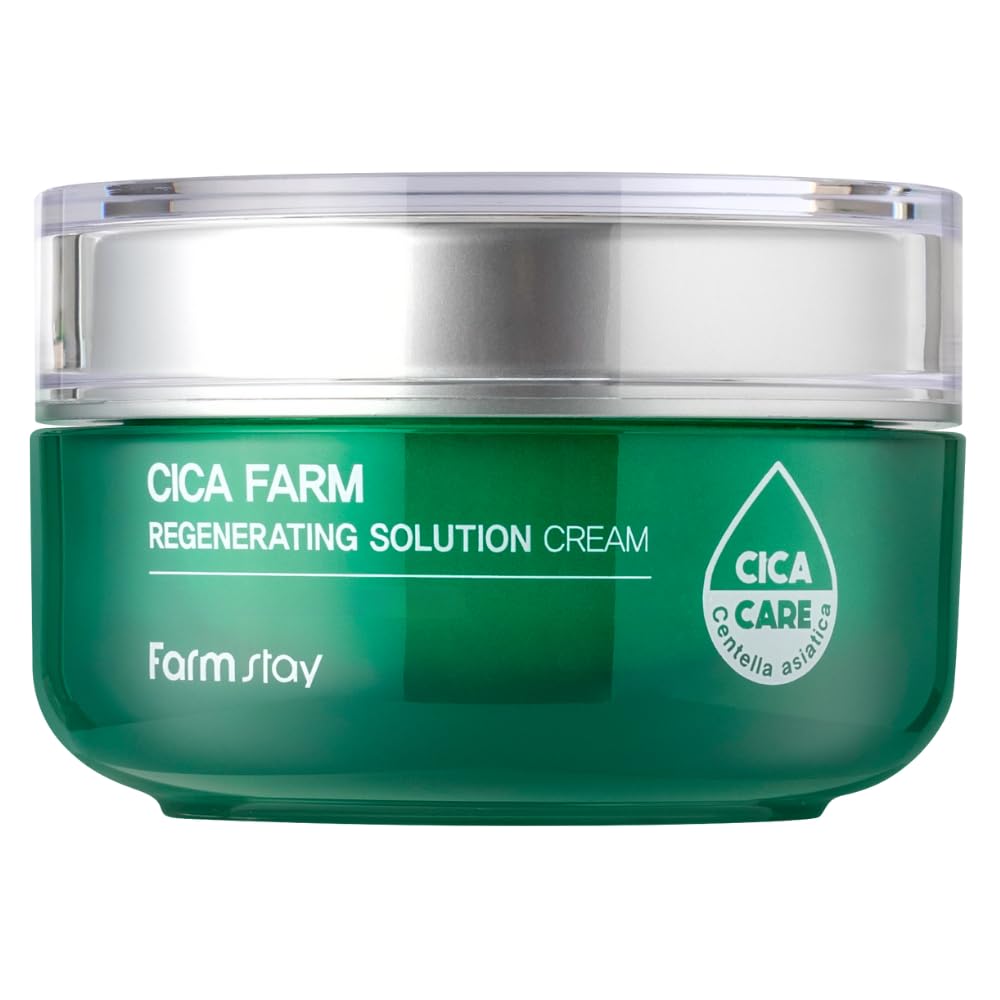 Cica Farm Regenerating Solution Cream by FarmStay for Women - 1.69 oz Cream, Cranberry, 47.91 g (Pack of 1)