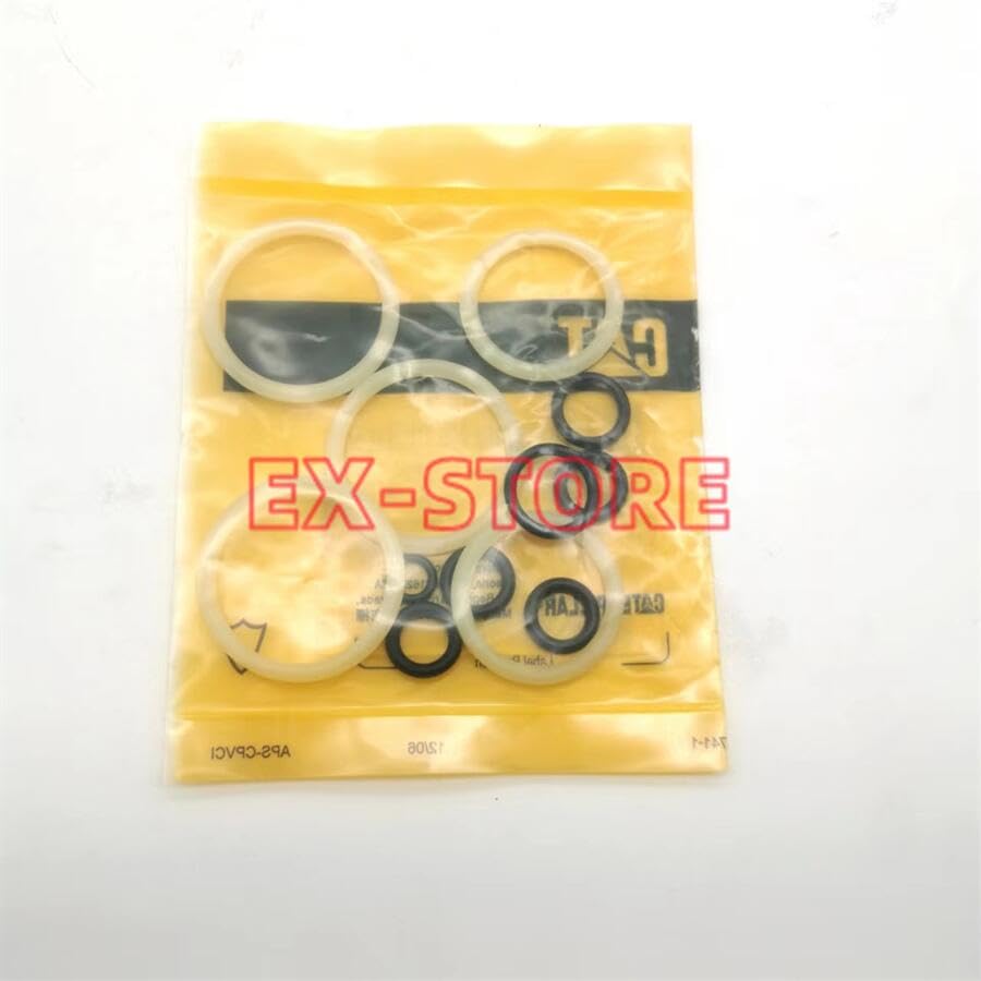 VALVE seal PRIORITY Caterpillar 318C/318D/320C/320D/320D2/321C/323D/324D/325 Pilot Valve oil seal 535-295,323-7898 - (Color: 1 set, Style: A)