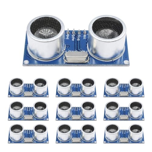 10 Stück Ultraschall Modul Kompatibel für HCSR04,Ultraschall-Modul Abstandssensor,Unterstützt 3.3-5v