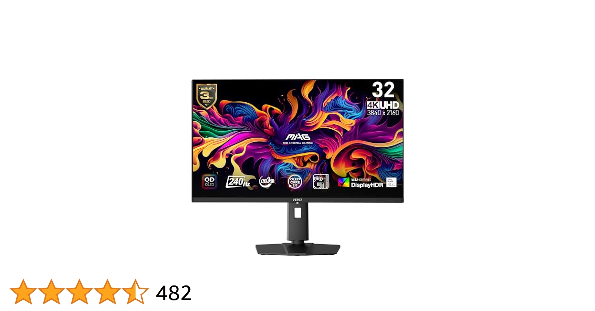 MSI MAG 321UPX QD-OLED 31.5インチ MAG 321UPX QD-OLED