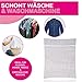 Bestlivings Wäschenetz XXL (4er Set / 50x70cm) - Wäschesack Kochfest - Wäschebeutel für Blusen, BH, Unterwäsche, Socken oder Feinwäsche - Füllmenge bis 3kg