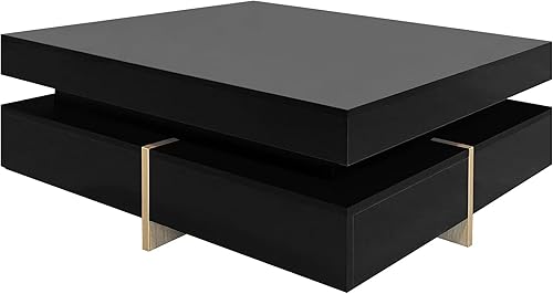 Miniatura 9 de Mesa de centro moderna, color negro