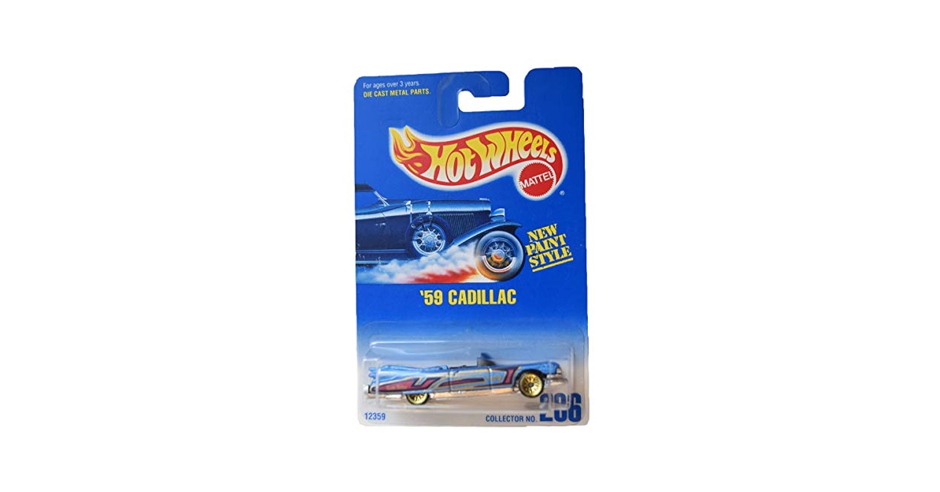 Amazon.com: Hot Wheels '59 Cadillac #266 [Gold Wire Wheels