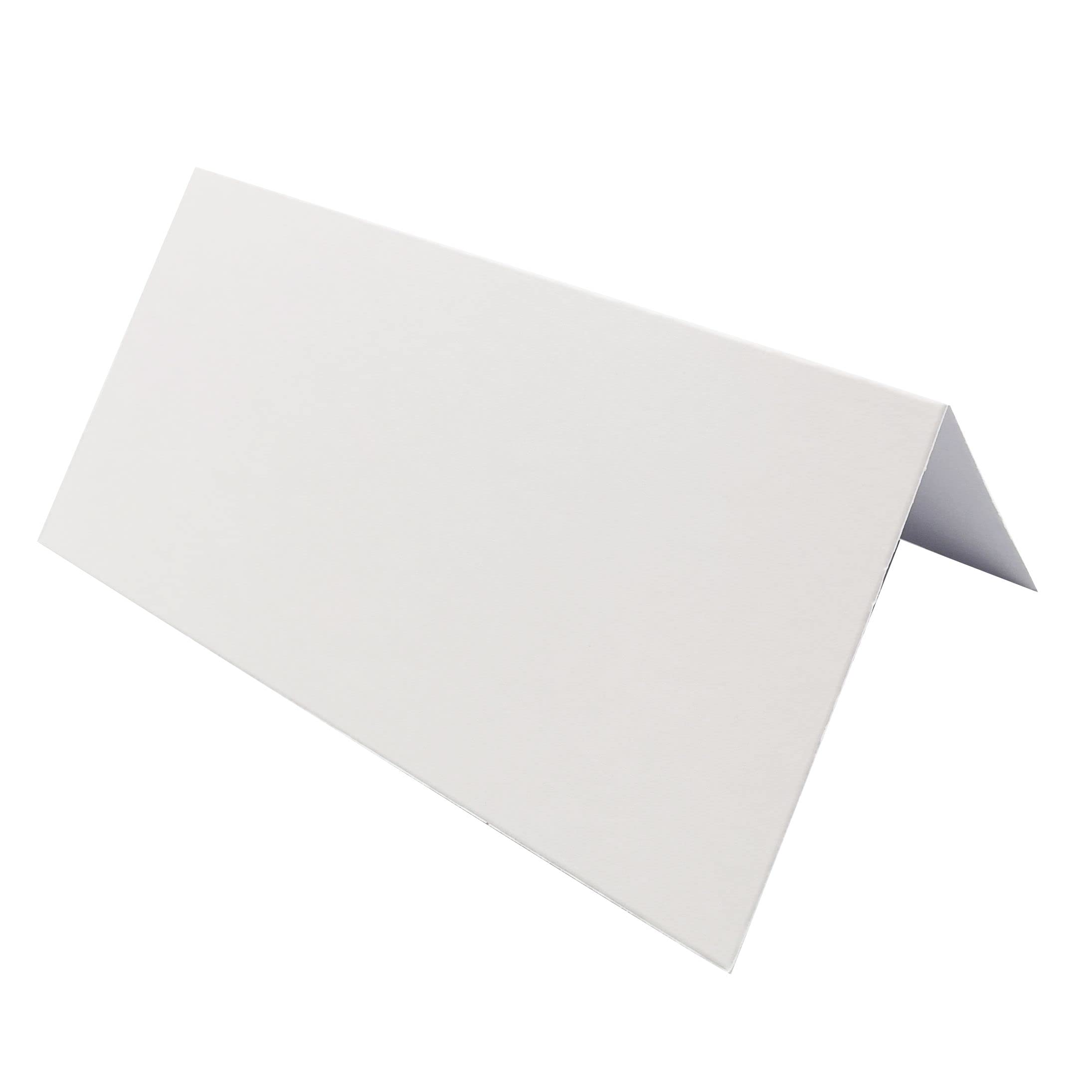 Florence Aquarellpapier Faltkarten Weiß- Briefpapier zum Basteln - 11 x 22 cm - 50 Blätter - Scrapbook Zubehör, Geburtstagskarte, Postkarten und Einladungskarten - Glatt