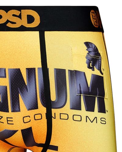 PSD Men's Magnum Xl Gold Boxer Briefs, Gold, S4
