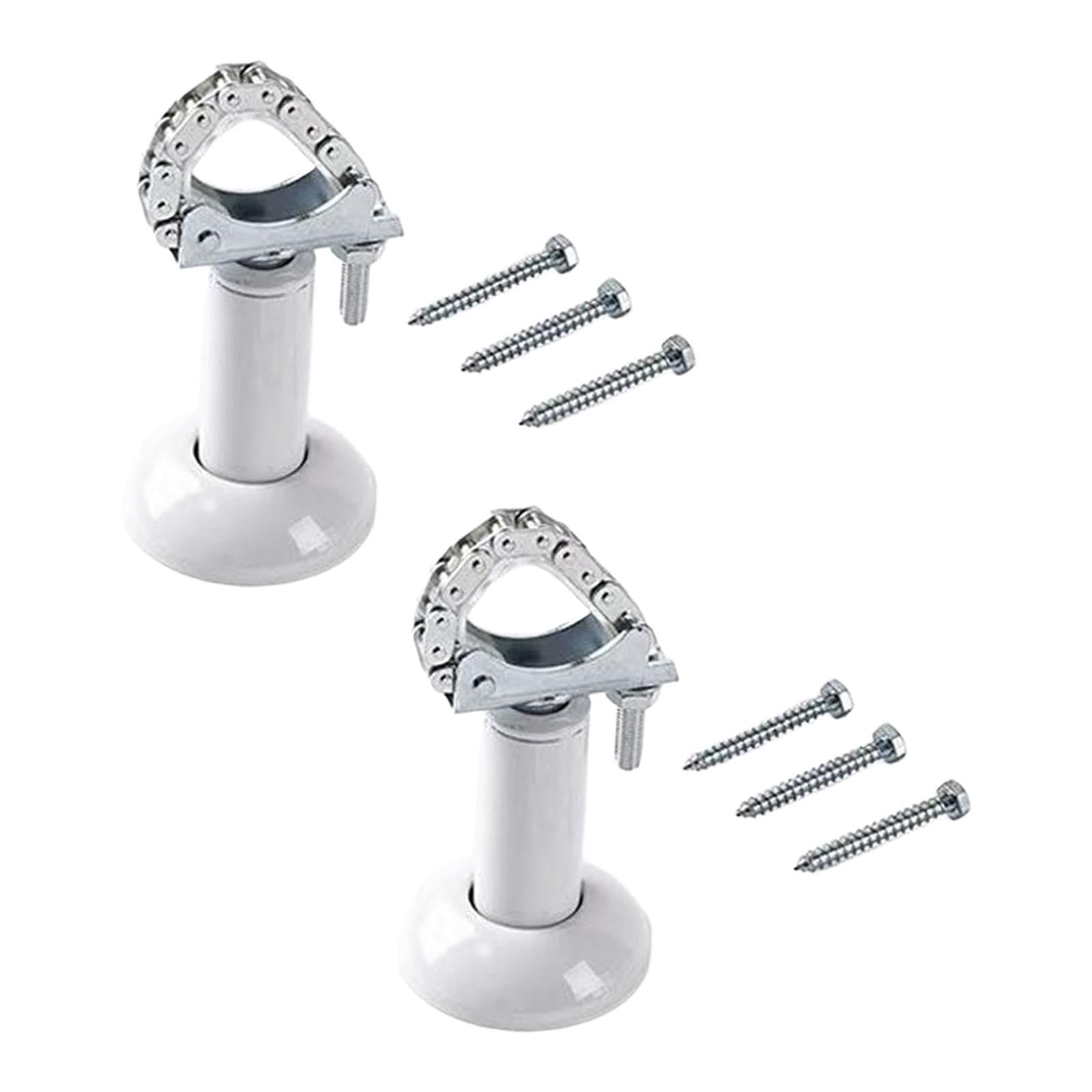 2 Soportes de Suelo de Aluminio Fundido a Presión para Radiadores. Fácil Instalación.