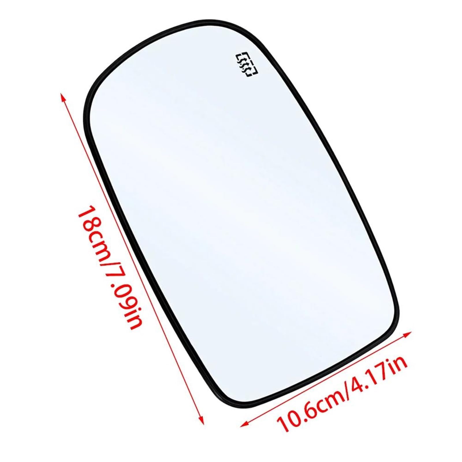 Espejos Retrovisores Laterales Para Coche, Cristal Para Chrysler 200 300 2011-2021, Lente De Espejo Retrovisor, Lentes De Espejo Retrovisor Cristal de retrovisor lateral(Izquierda y derecha)