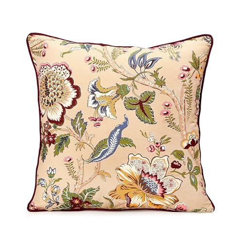 Image of Handmade Throw /Pillow Cushion Cover : 100% Cotton Fabric : High Thread Count : Set of 5