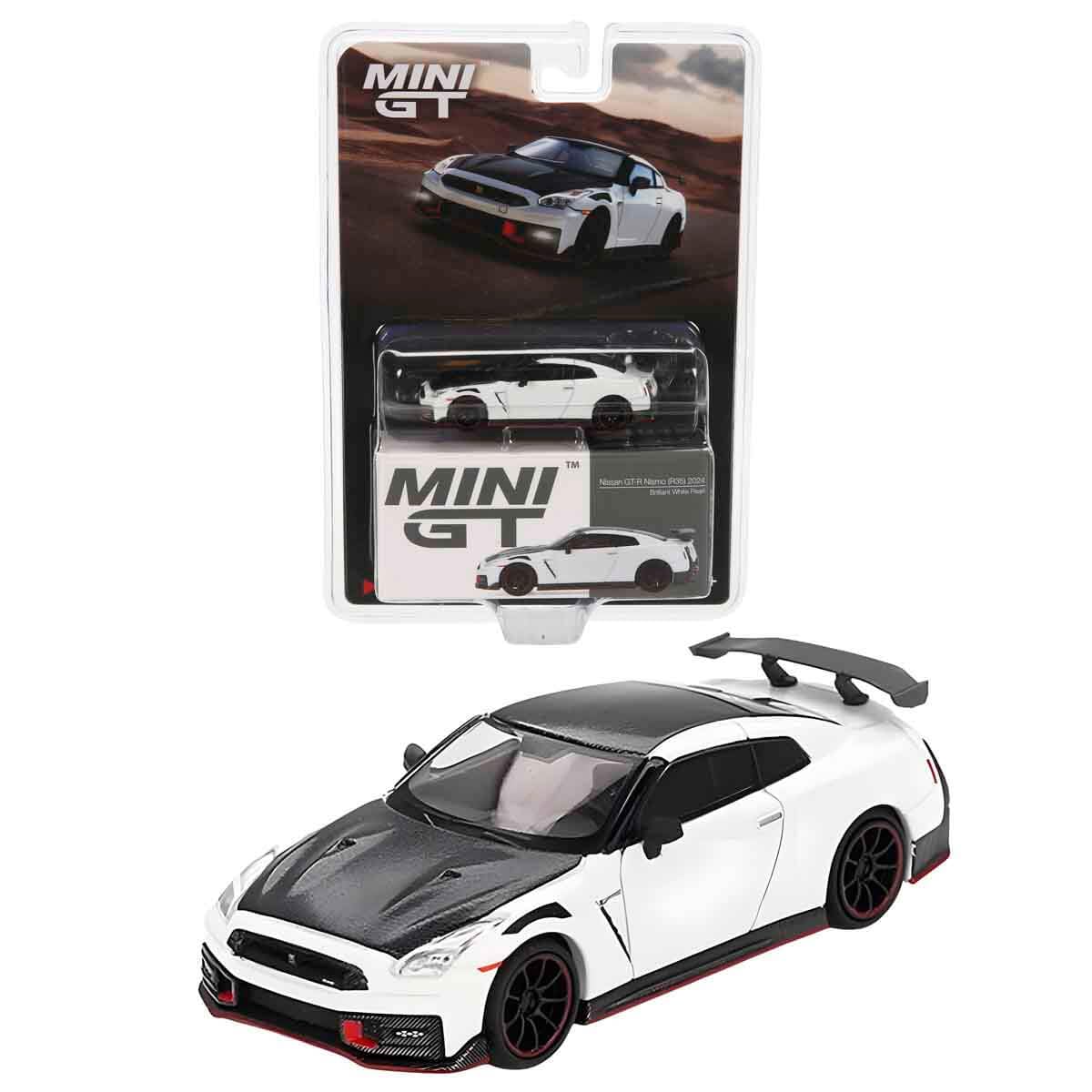 MINI GT Nissan GT-R Nismo 2024 – Brilliant White Pearl Diecast