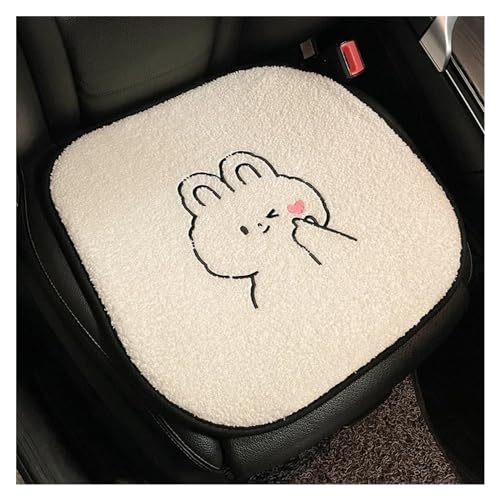 Housse de siège de voiture en peluche contre le froid hivernal avec motif ours mignon
