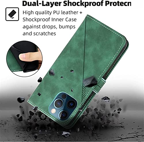 Étui iPhone 14 Pro Max fin anti-chute protège écran rabat cuir PU - 5