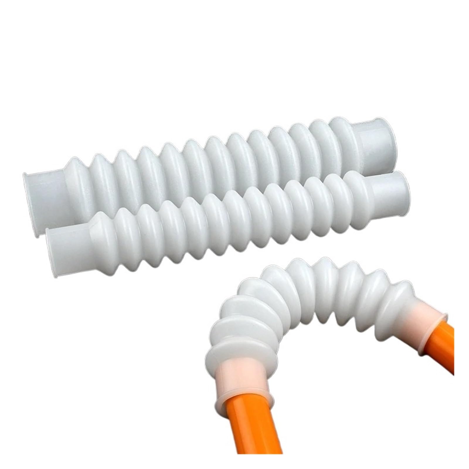 Tubo corrugado de silicona de 20 a 110 mm de diámetro interior, manguera de goma flexible de PVC for expansión y flexión, conexión roscada.(90mm)
