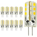 G4, DC12V, 4W, 240-260LM, taille (Øx L): environ 12,3 * 36,8 mm, blanc chaud 2700 k