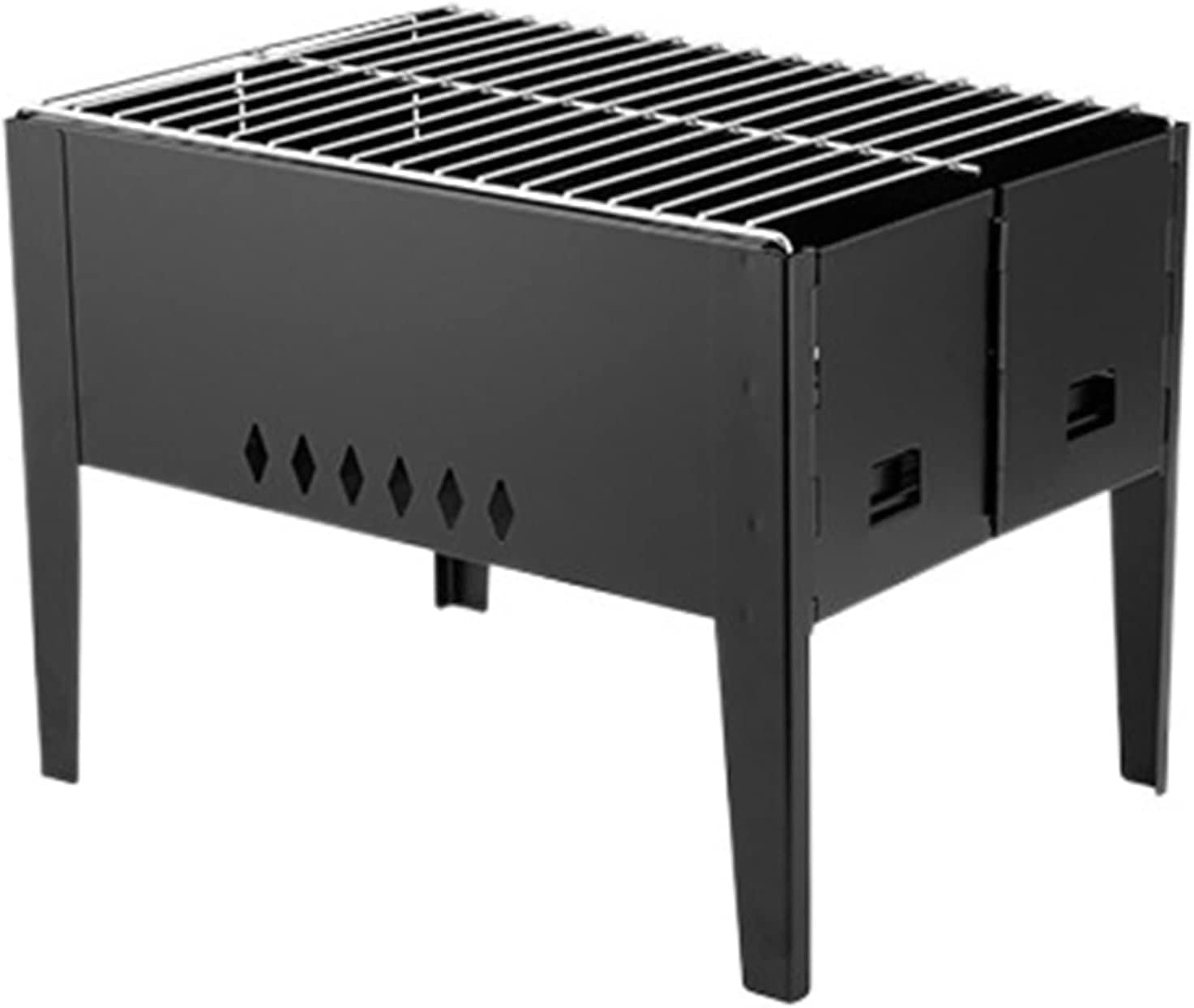 Griglia a Gas Ortable BBQ Stove Grill Scatola di Gomma Pieghevole Set da Forno Outdoor Camping Picnic Set di rastrelliere per Barbecue in Acciaio Inossidabile