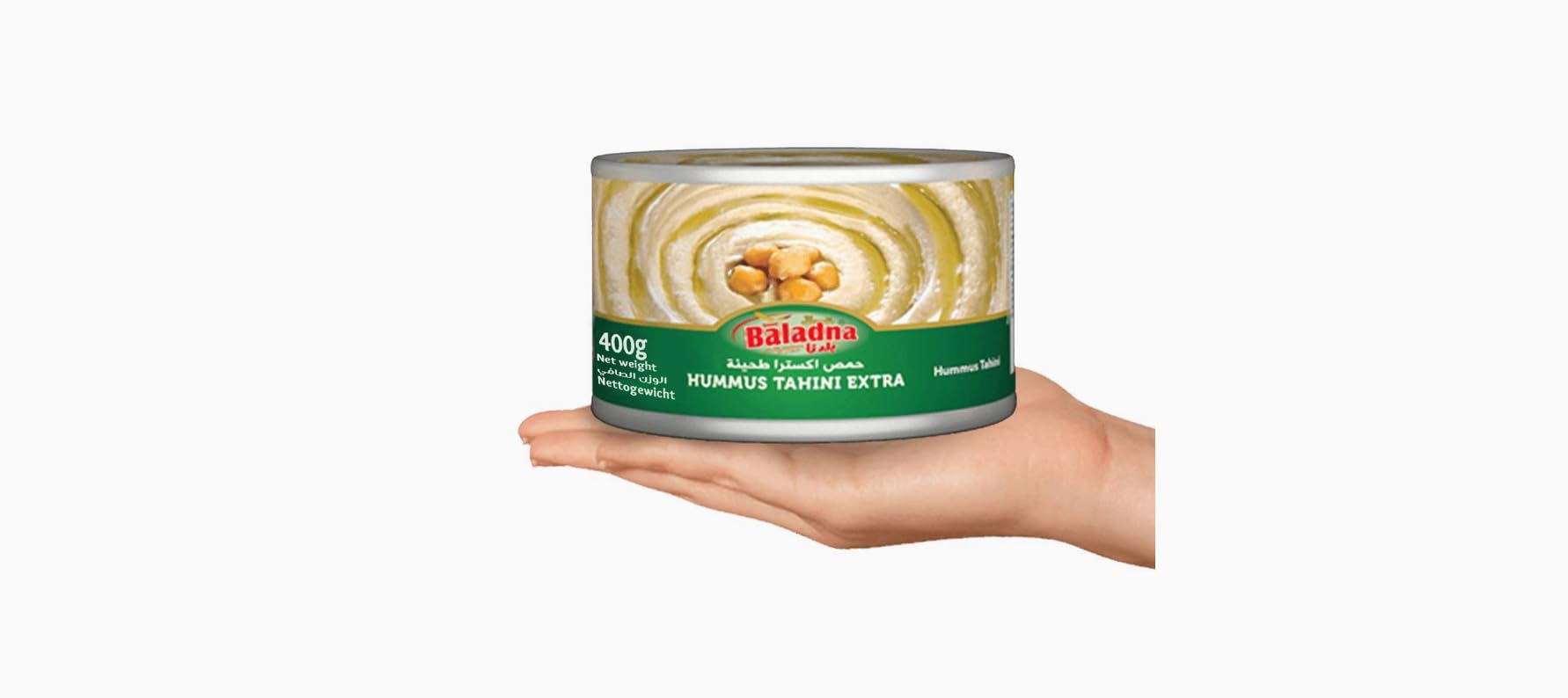 Baladna Hummus Tahini Extra Halal 400 g x 24 Pcs