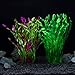 Tacobear 20 Inch Large Aquarium Decor Gradient Color Fish Tank Decoration Ornament Artificial Plastic Plant (Green)