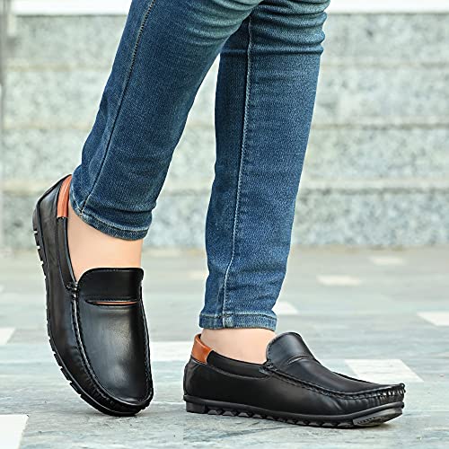 Image of Centrino Mens Loafer Shoes | Moccasins | Elevate Your Style with Comfort and Elegance | Slip-on Closure, Stylish | Perfect for Formal Wear, Business Casual, and Parties (7104)