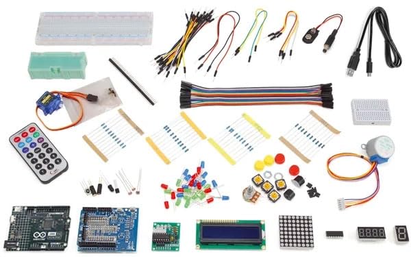 Kompatibel mit Arduino UNO R4 Minima mit Buch "Arduino UNO R4" – komplettes Starter-Set zum Lernen von Elektronik und Programmierung