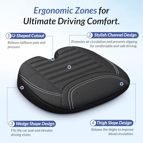 ZIKEE Breathable Wedge Car Cushion