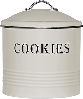 blue donuts vintage cookie jar - cookie jars for kitchen counter, airtight jar cookie containers,