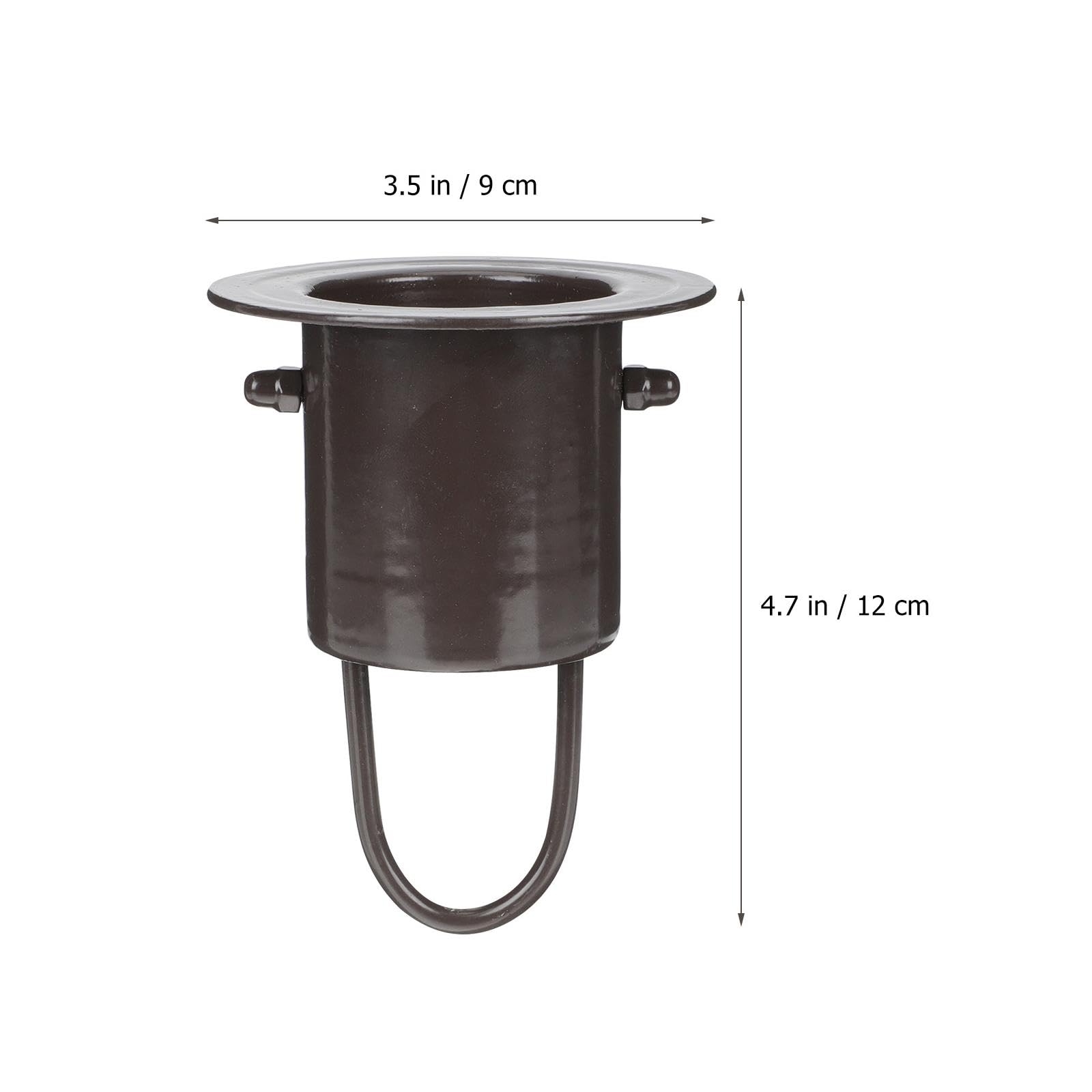 Adaptateur à Chaîne de Pluie, Adaptateur de Gouttière Décorative, Adaptateur Crochet Remplacement en Métal Antirouille Rétro pour Avant-Toit, Gouttière, Jardin