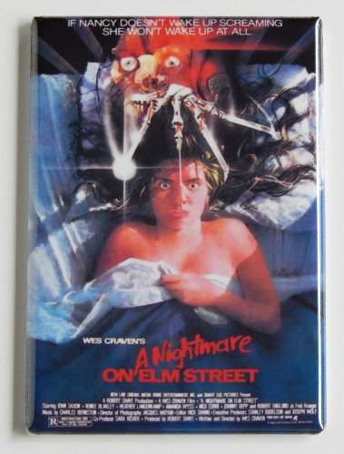 ATITOFE Nightmare on Elm Street Movie Poster Fridge Magnet