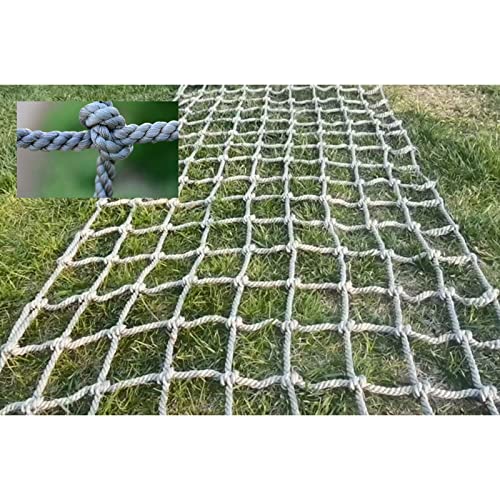 Red de escalada – Red de seguridad de 1 m x 1 m para parques infantiles, accesorios de casa del árbol, red de columpio para diversión al aire libre, estabilidad y protección mejoradas para niños