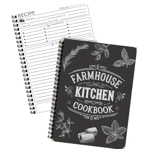 Rbleote Recetario De Cocina Para Escribir, Cuaderno De Recetas, Recipe Journal Book, A5, Perfecto Para Anotar Tus Propias Recetas, Ideal Para Aficionados A La Cocina