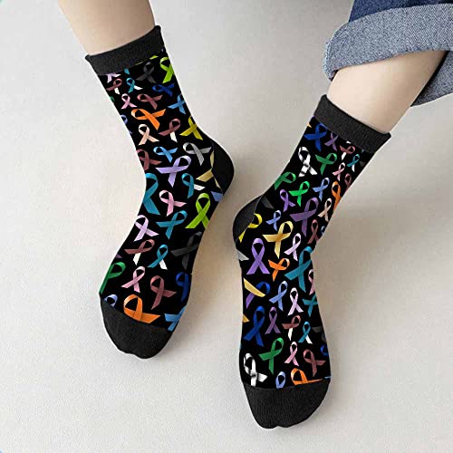 Image of Crew Socks for Woman Size 6-8 Tropical Wildlife Bright Teal Girls Socks