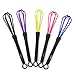 WINOMO 5pcs Frusta Mixer agitatore di plastica Salone di parrucchiere Dye Balloon Whisk (colore casuale)