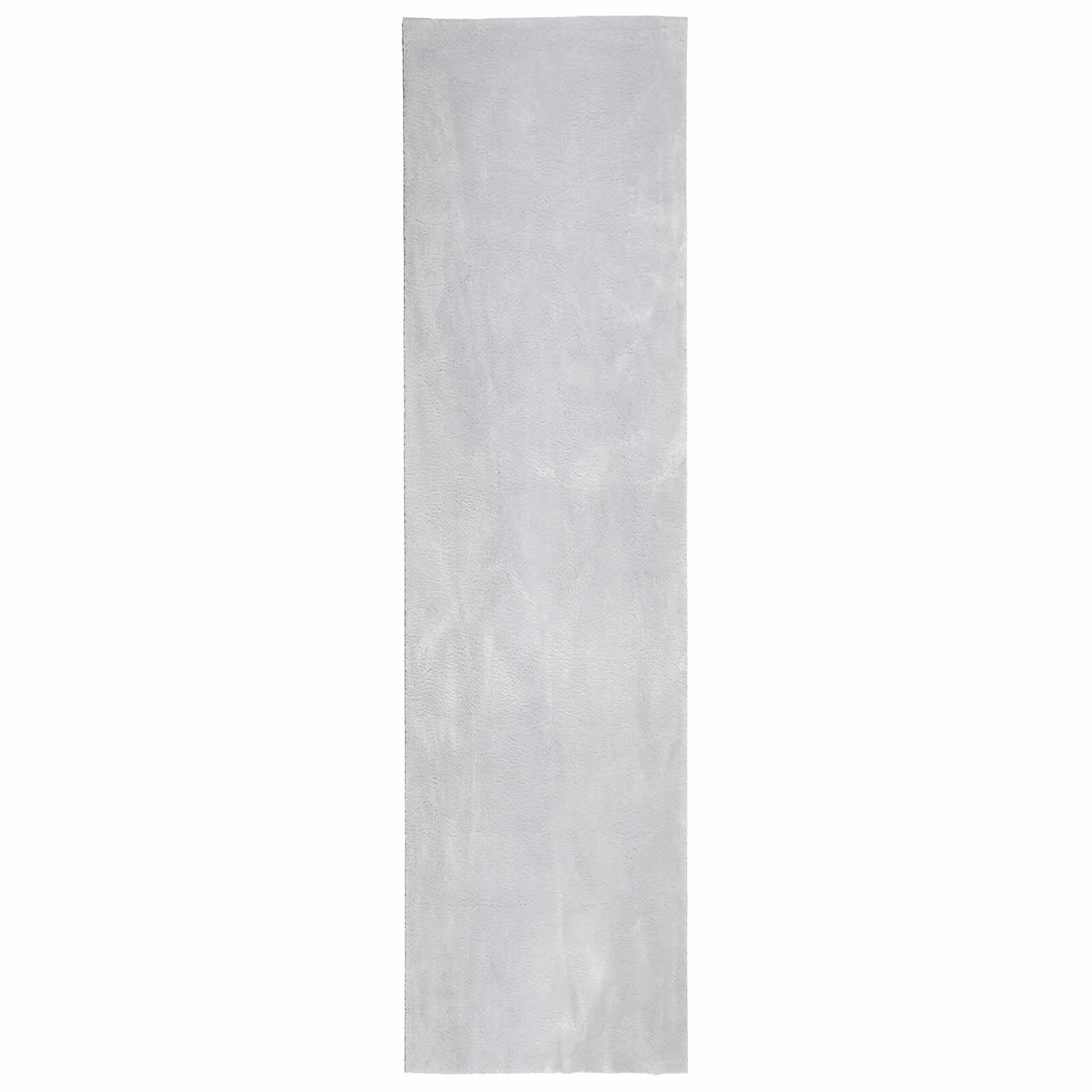 vidaXL Medium Pile Soft and Washable Rug HUARTE Grey 750 x 80 cm, Living Room Rug, Modern Design, Textured Polyester, Non-Slip, Washable, Versatile, Contemporary Home Decor — image 1