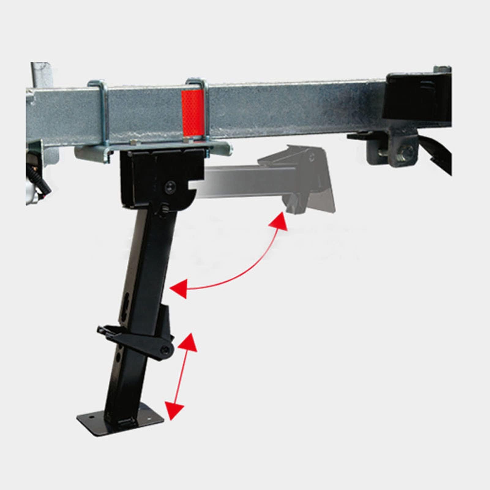 Cocoarm Stabilizzatore per cric, 2 cric telescopico con cerniera, regolabile, supporto stabilizzatore 650 lb, capacità di carico 1000 lb